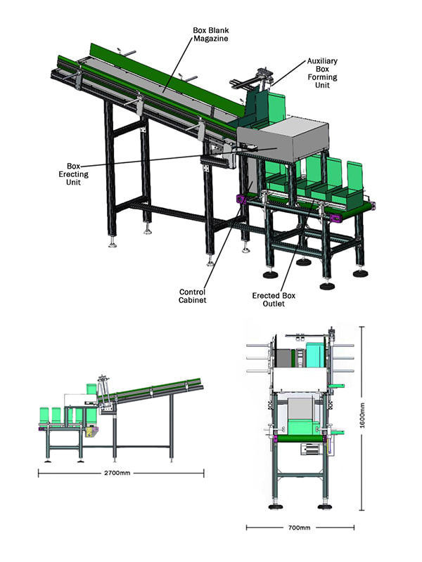 Auto Bottom Box Erector - Packaging Machine - 5