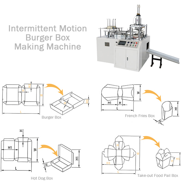 Burger Box Making Machine - Packaging Machine - 14